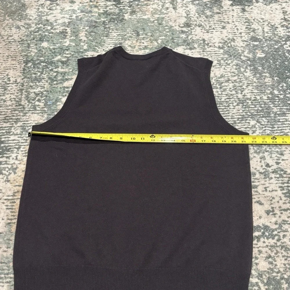 Shephe 100% Cashmere Mens Sweater vest Medium Brown